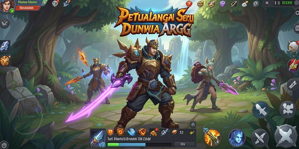 Tampilan gameplay seru dan mendebarkan dari 5ZK, game ARPG yang menghibur.
