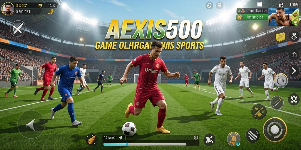 Gambaran gameplay olahraga dalam ALEXIS500 yang menarik dan kompetitif.