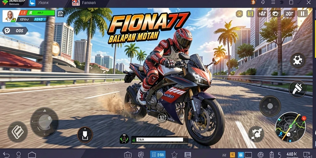 Gameplay FIONA77 yang penuh aksi dan adrenalin.