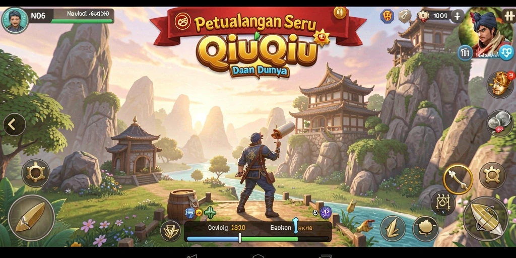 Screenshot gameplay N06 yang menarik dalam QiuQiu.
