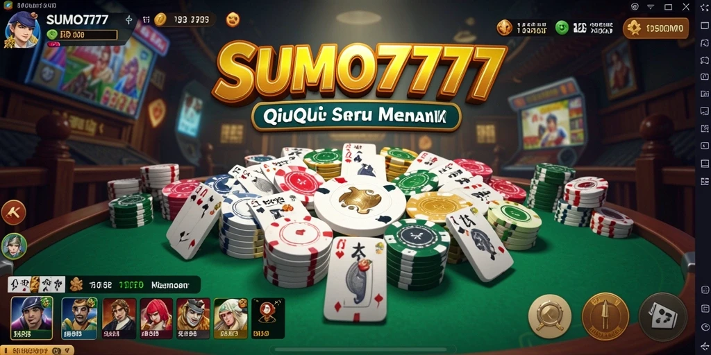 Gameplay QiuQiu yang seru dan kompetitif dalam SUMO777.