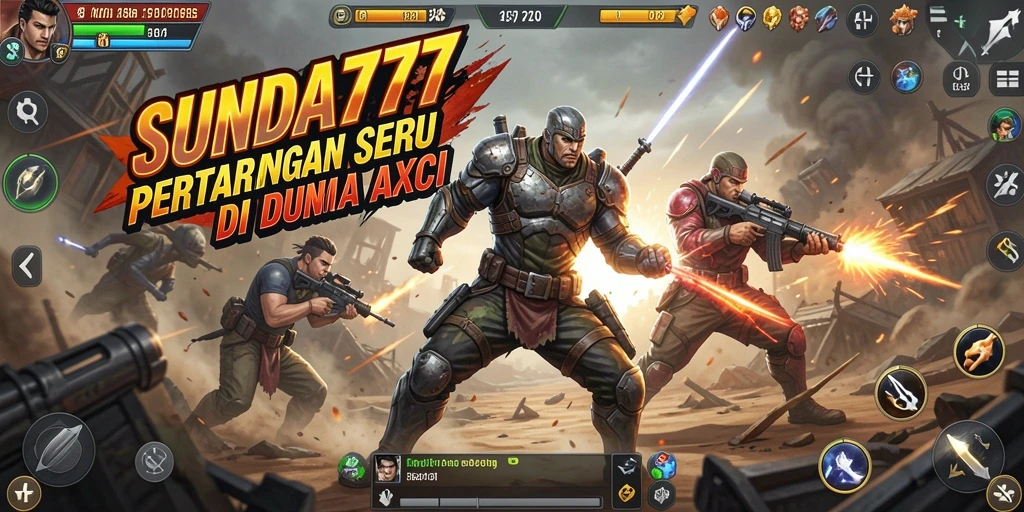 Screenshot SUNDA777 menampilkan aksi pertarungan yang mendebarkan.