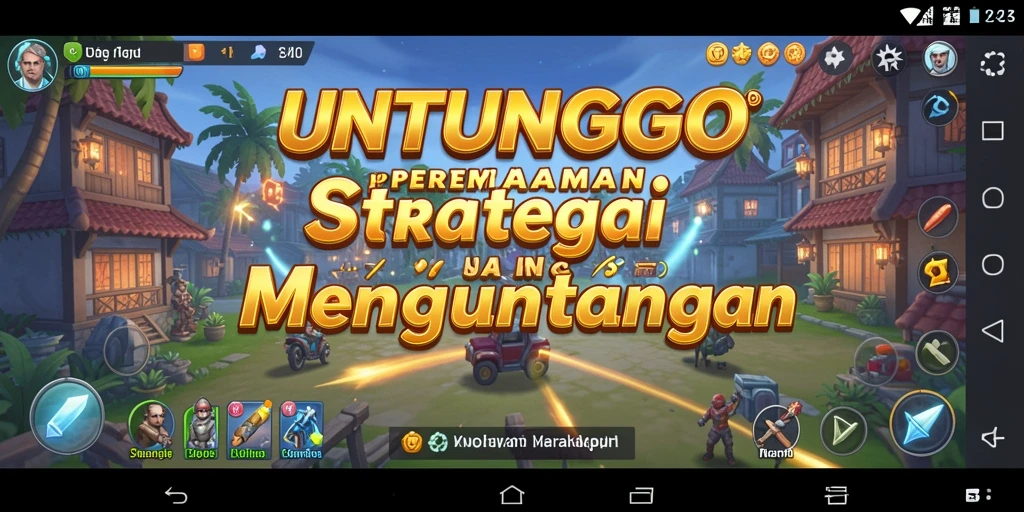Gameplay mendebarkan di UNTUNGGO dengan strategi yang mendetail.