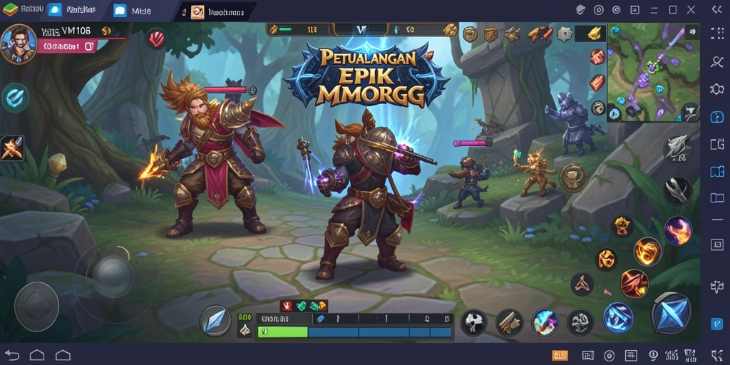 Gameplay seru dalam dunia fantasi yang luas di VM108.
